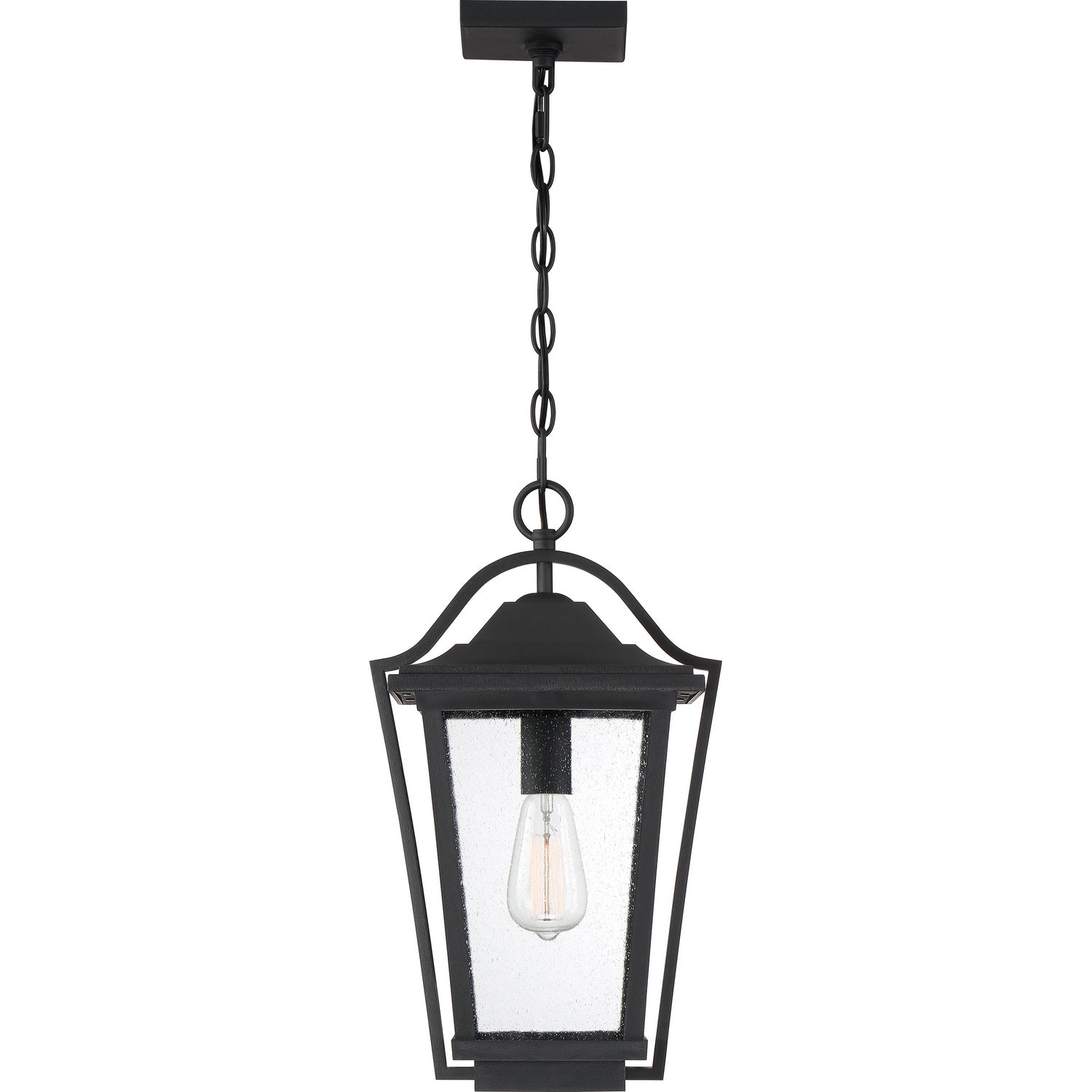 Quoizel - DRS1911EK - One Light Outdoor Hanging Lantern - Darius - Earth Black