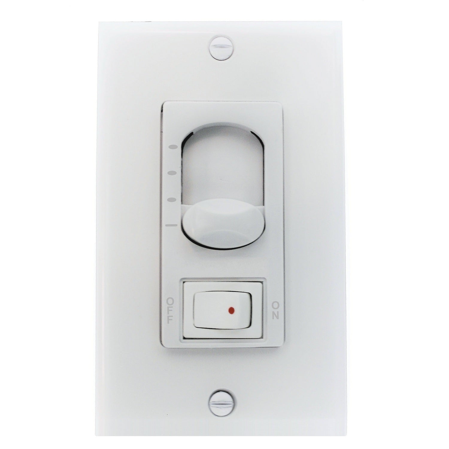 Craftmade - CM-8W - 3 Speed Fan/ On-Off Light Control - 3 Speed Fan/Light Control - White