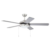 Craftmade - NIK52BNK5 - 52"Ceiling Fan - Nikia - Brushed Polished Nickel