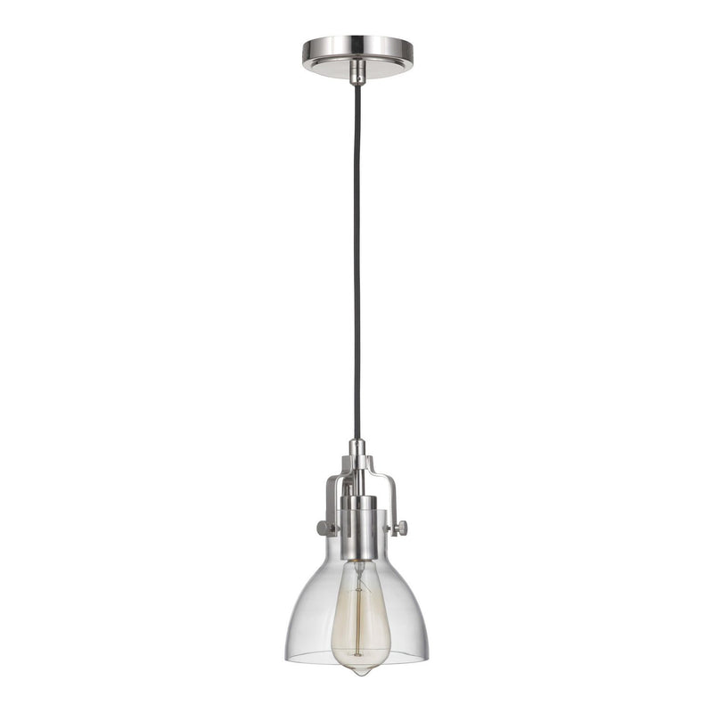 Craftmade - P831PLN1-C - One Light Mini Pendant - State House - Polished Nickel