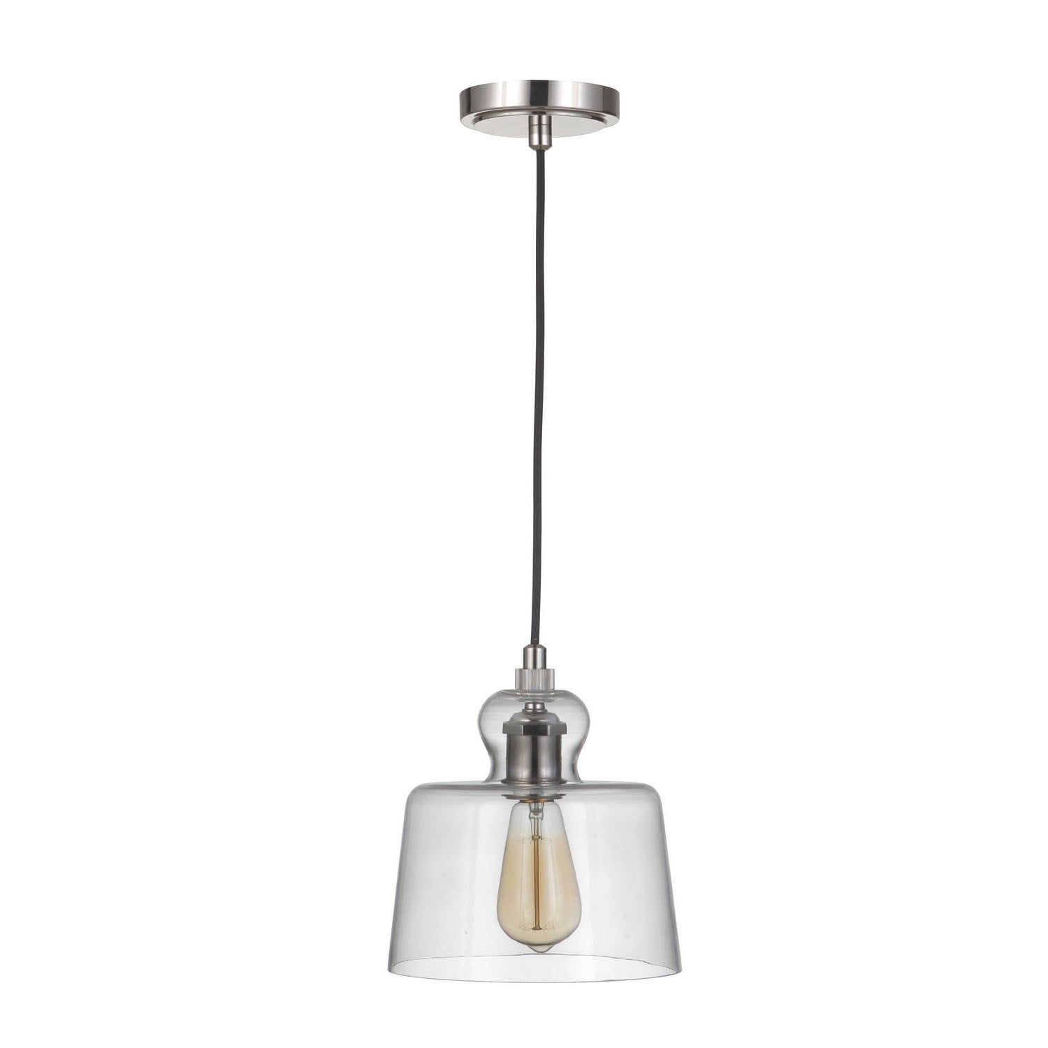Craftmade - P834PLN1-C - One Light Mini Pendant - State House - Polished Nickel