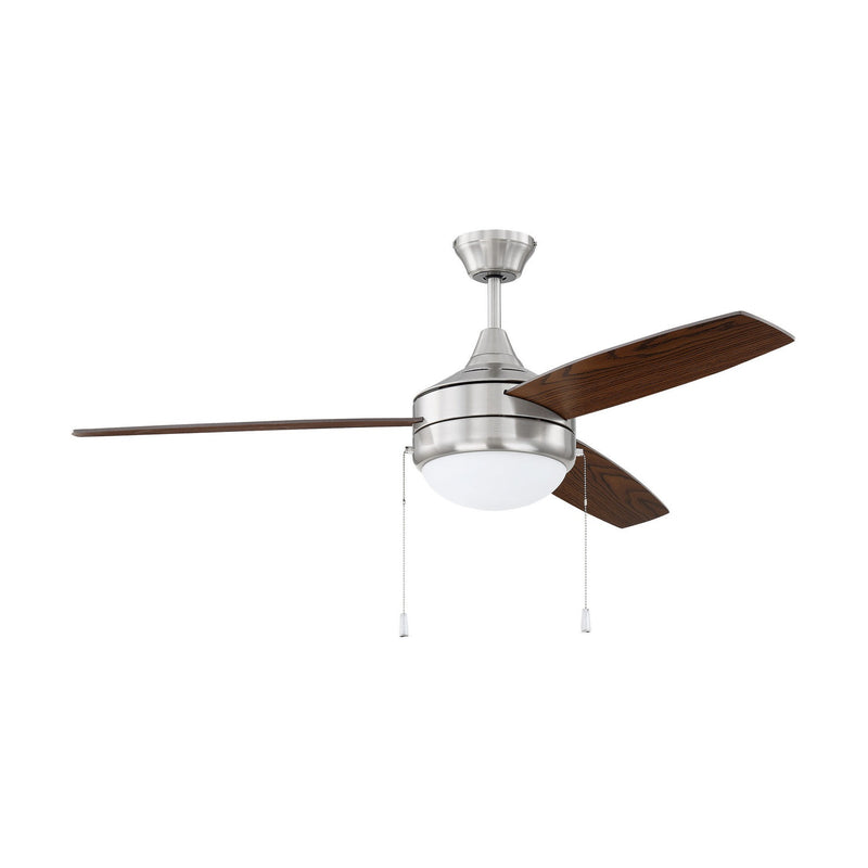 Craftmade - PHA52BNK3 - 52"Ceiling Fan - Phaze 3 - Brushed Polished Nickel