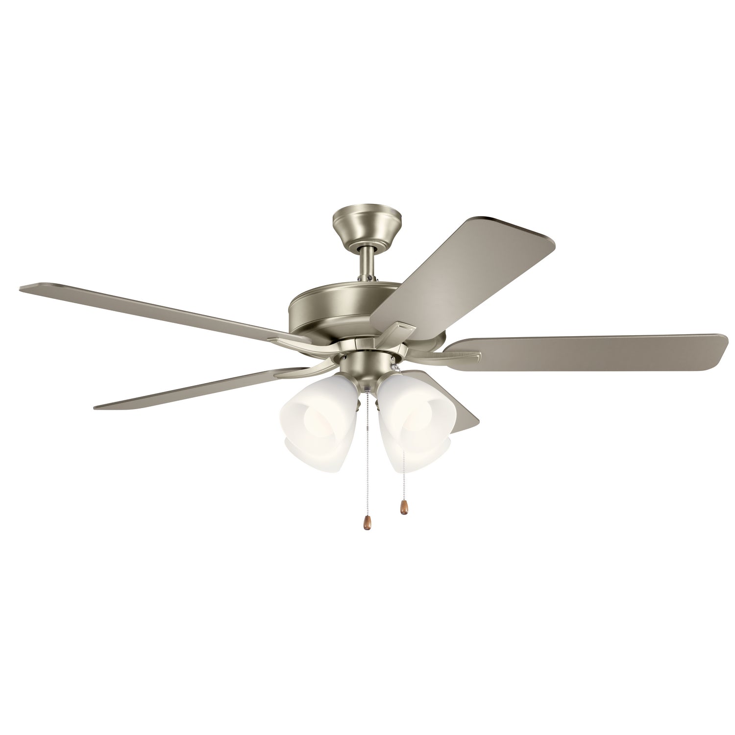 Kichler - 330016NI - 52"Ceiling Fan - Basics Pro Premier - Brushed Nickel