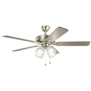Kichler - 330016NIS - 52"Ceiling Fan - Basics Pro Premier - Brushed Nickel