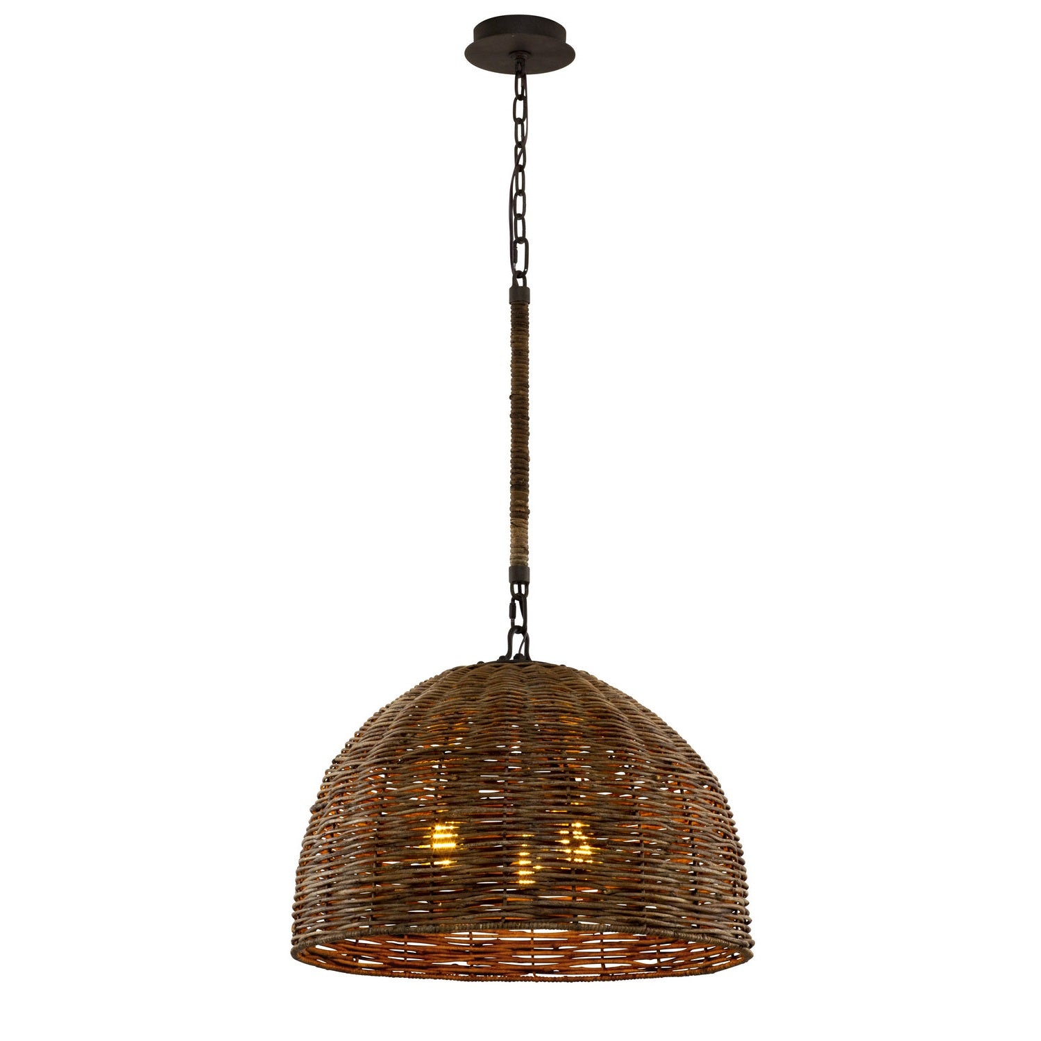 Troy Lighting - F6903-TBZ - Three Light Chandelier - Huxley - Tidepool Bronze