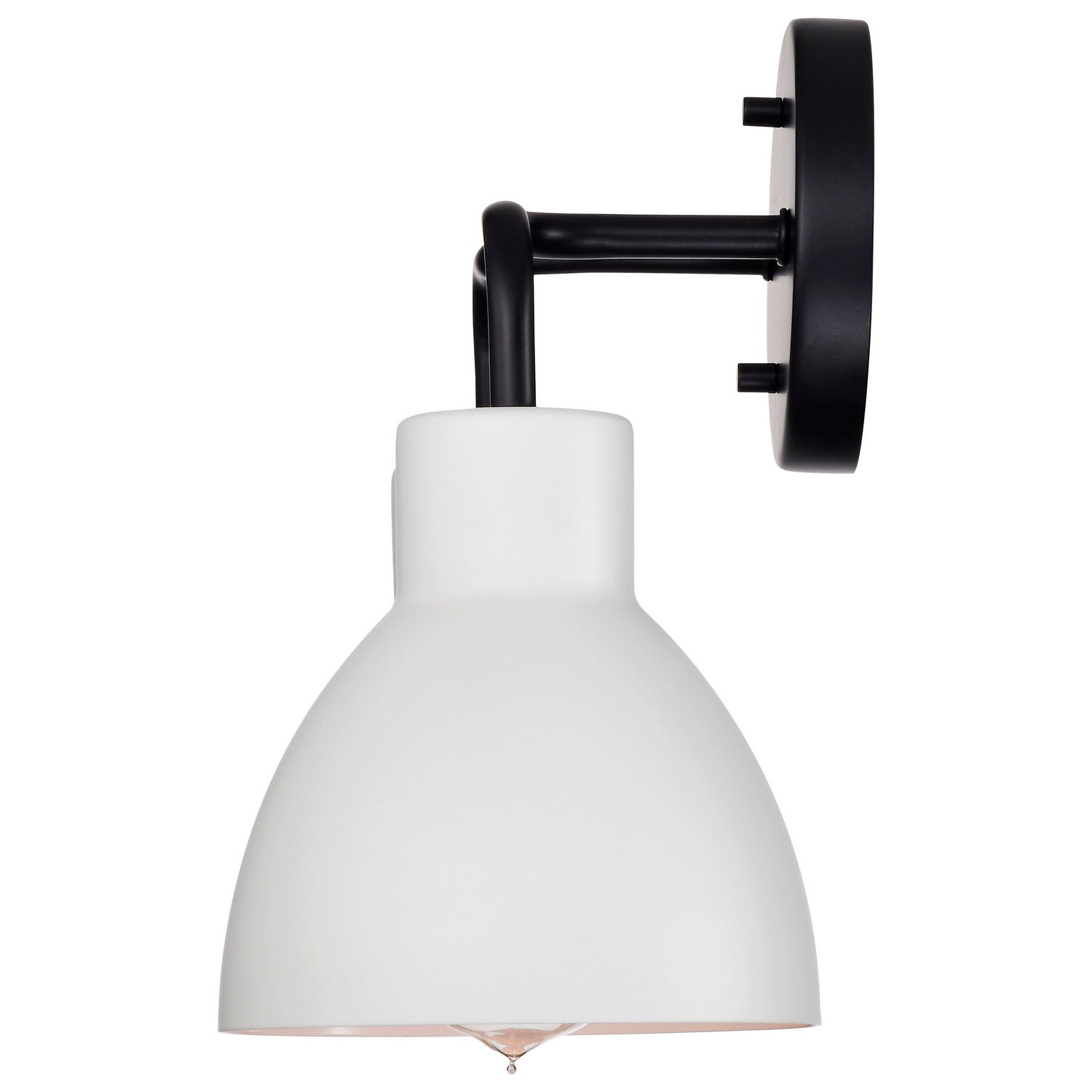 Nuvo Lighting - 60-6785 - Two Light Vanity - Sloan - Matte Black / Matte White
