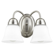 Quorum - 5404-2-65 - Two Light Wall Mount - 5404 Lighting Series - Satin Nickel