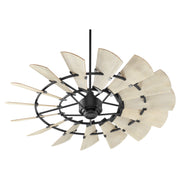 Quorum - 96015-69 - 60"Ceiling Fan - Windmill - Textured Black