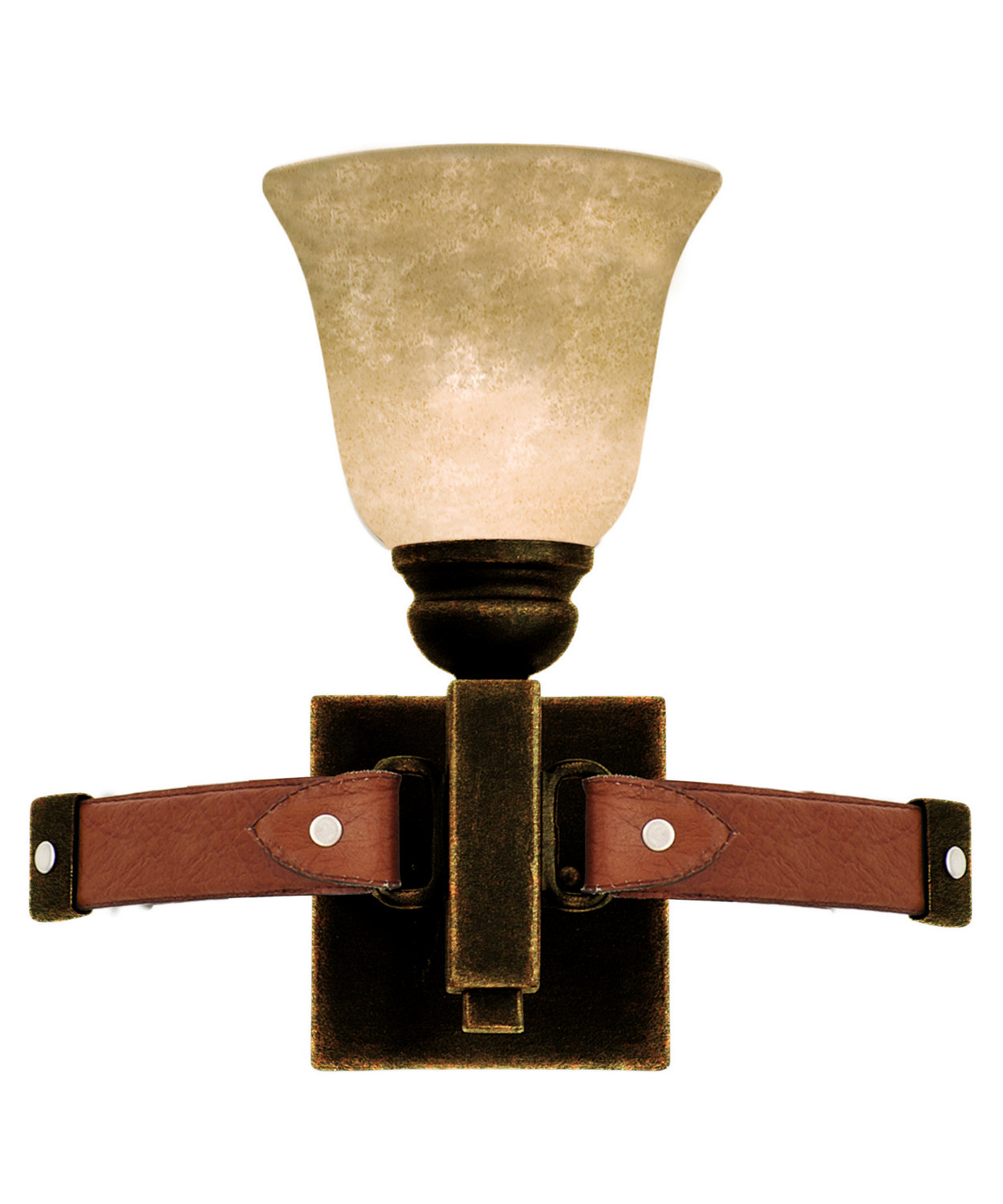 Kalco - 4641AC/ECRU - One Light Bath - Rodeo Drive - Antique Copper