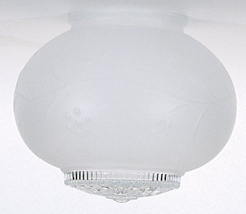 Nuvo Lighting - 50-108 - Glass - Etched Hall / Clear Bottom