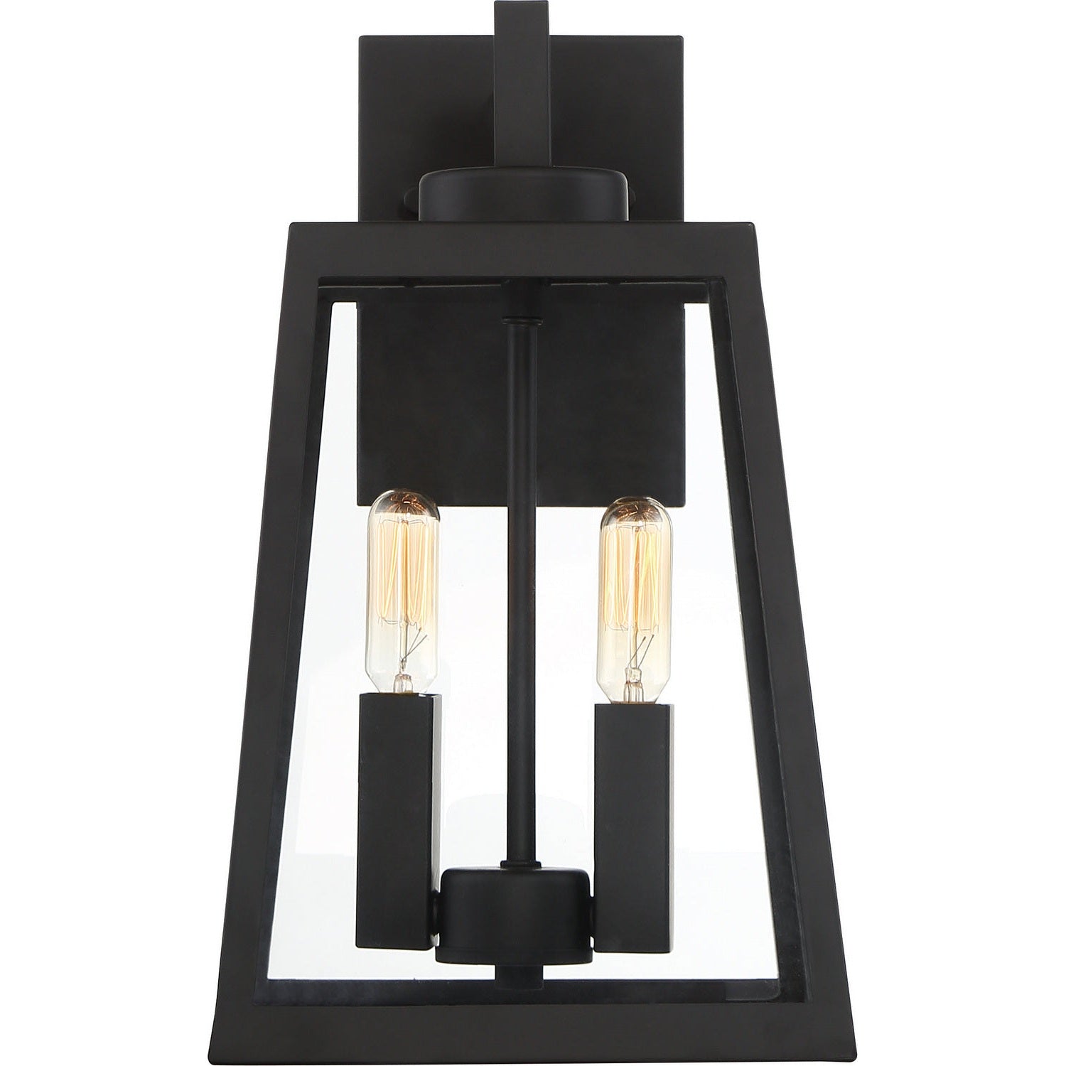 Nuvo Lighting - 60-6582 - Two Light Wall Lantern - Halifax - Matte Black