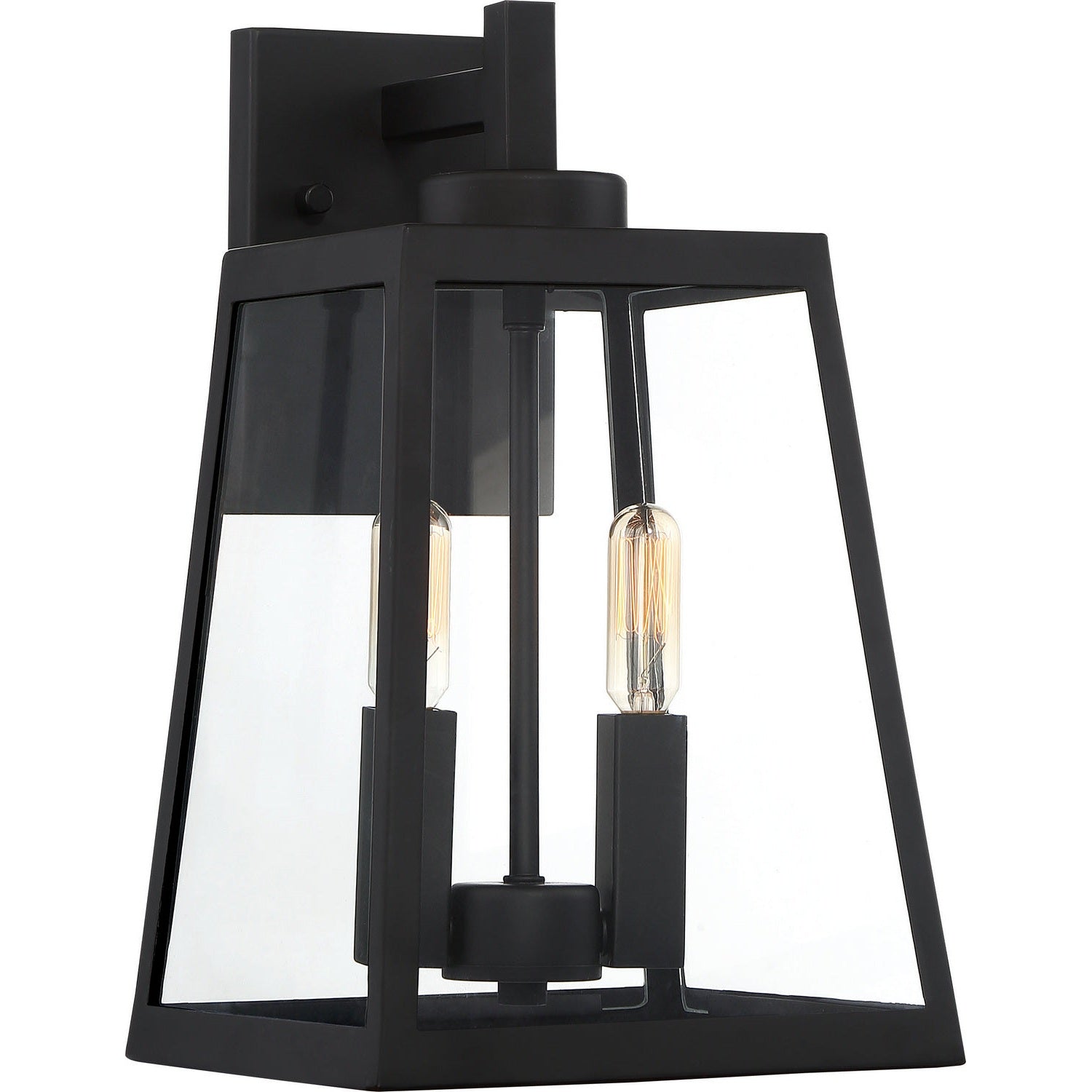 Nuvo Lighting - 60-6582 - Two Light Wall Lantern - Halifax - Matte Black