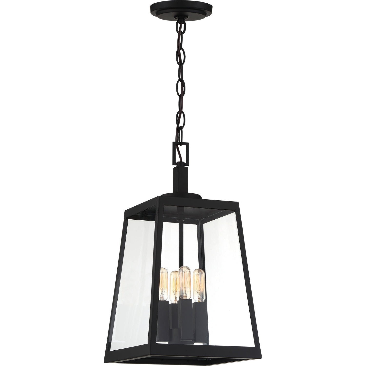 Nuvo Lighting - 60-6584 - Four Light Hanging Lantern - Halifax - Matte Black