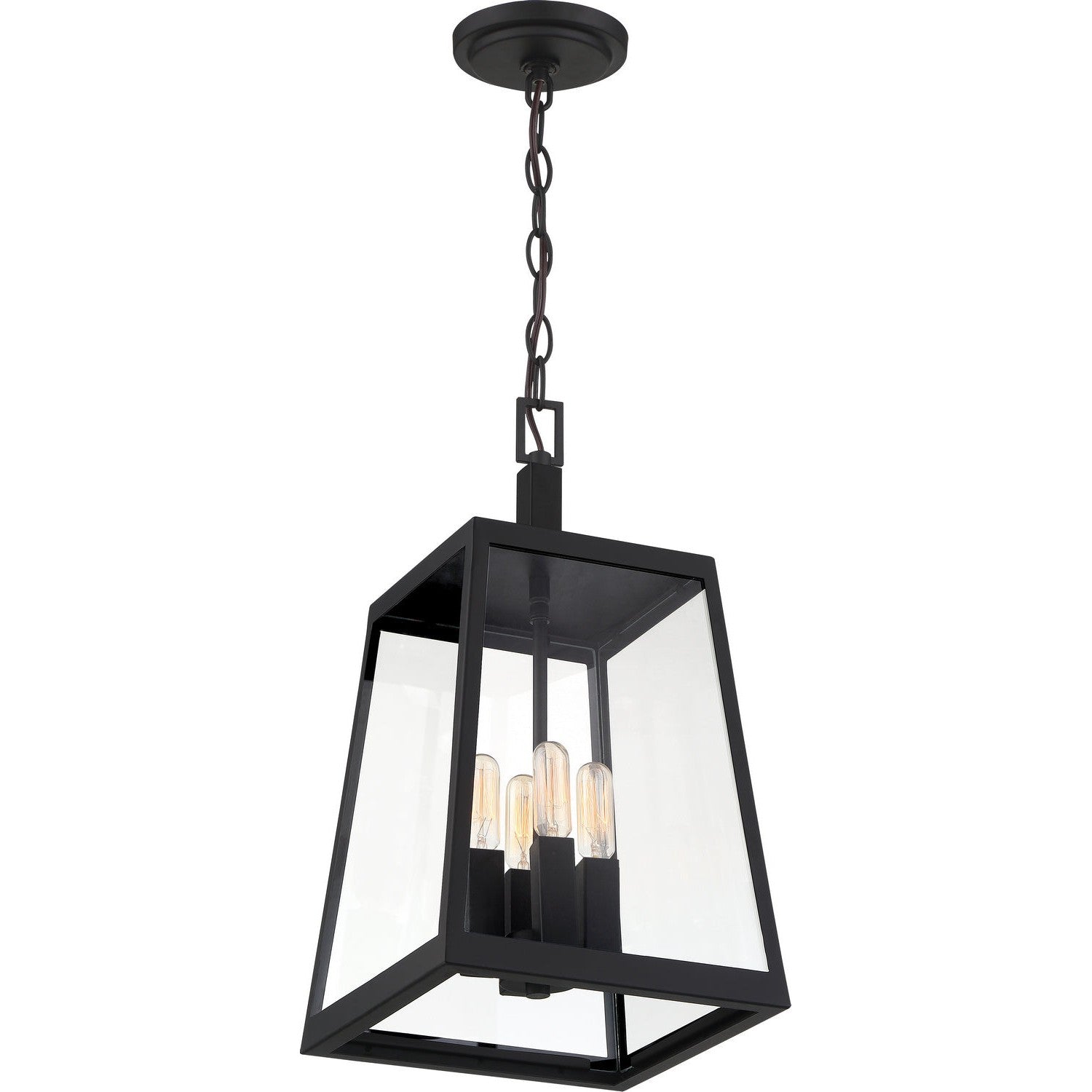 Nuvo Lighting - 60-6584 - Four Light Hanging Lantern - Halifax - Matte Black