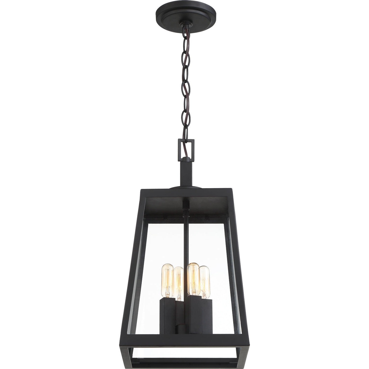 Nuvo Lighting - 60-6584 - Four Light Hanging Lantern - Halifax - Matte Black