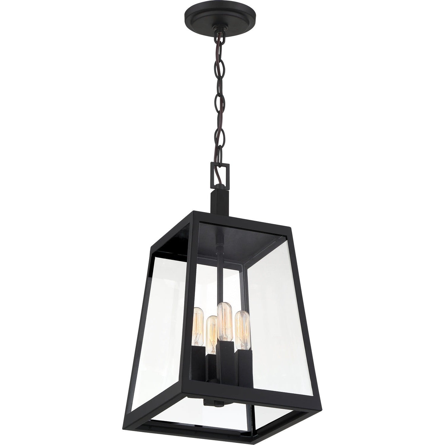 Nuvo Lighting - 60-6584 - Four Light Hanging Lantern - Halifax - Matte Black
