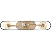 Nuvo Lighting - 60-6653 - Three Light Vanity - Chassis - Copper Brushed Brass / Matte Black