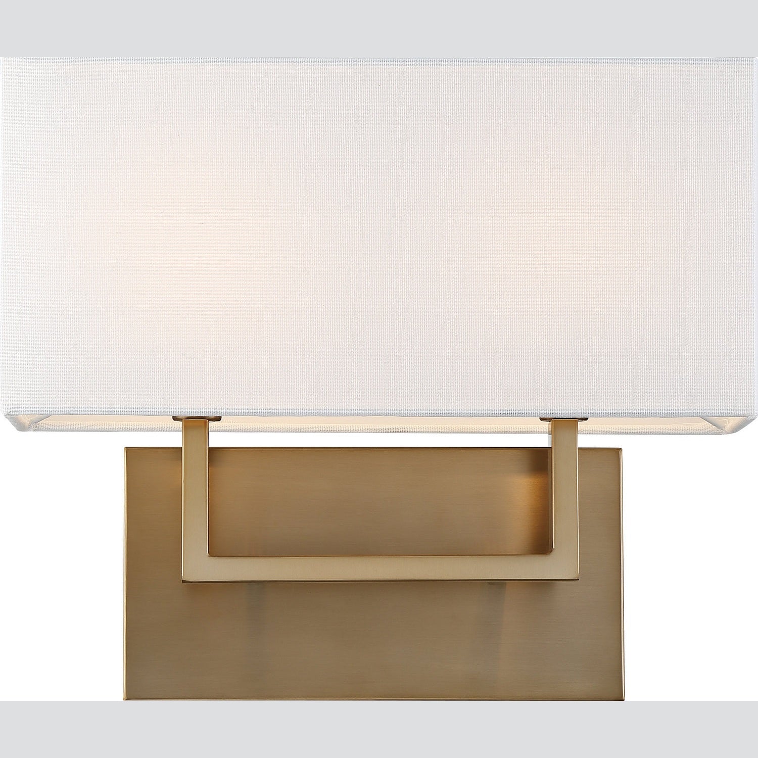 Nuvo Lighting - 60-6717 - Two Light Vanity - Tribeca - Burnished Brass / White