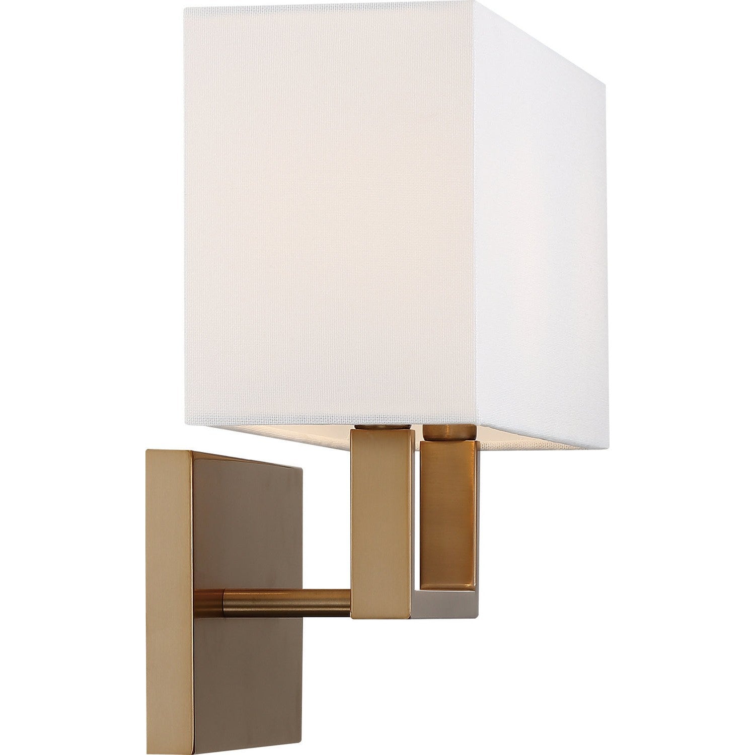 Nuvo Lighting - 60-6717 - Two Light Vanity - Tribeca - Burnished Brass / White