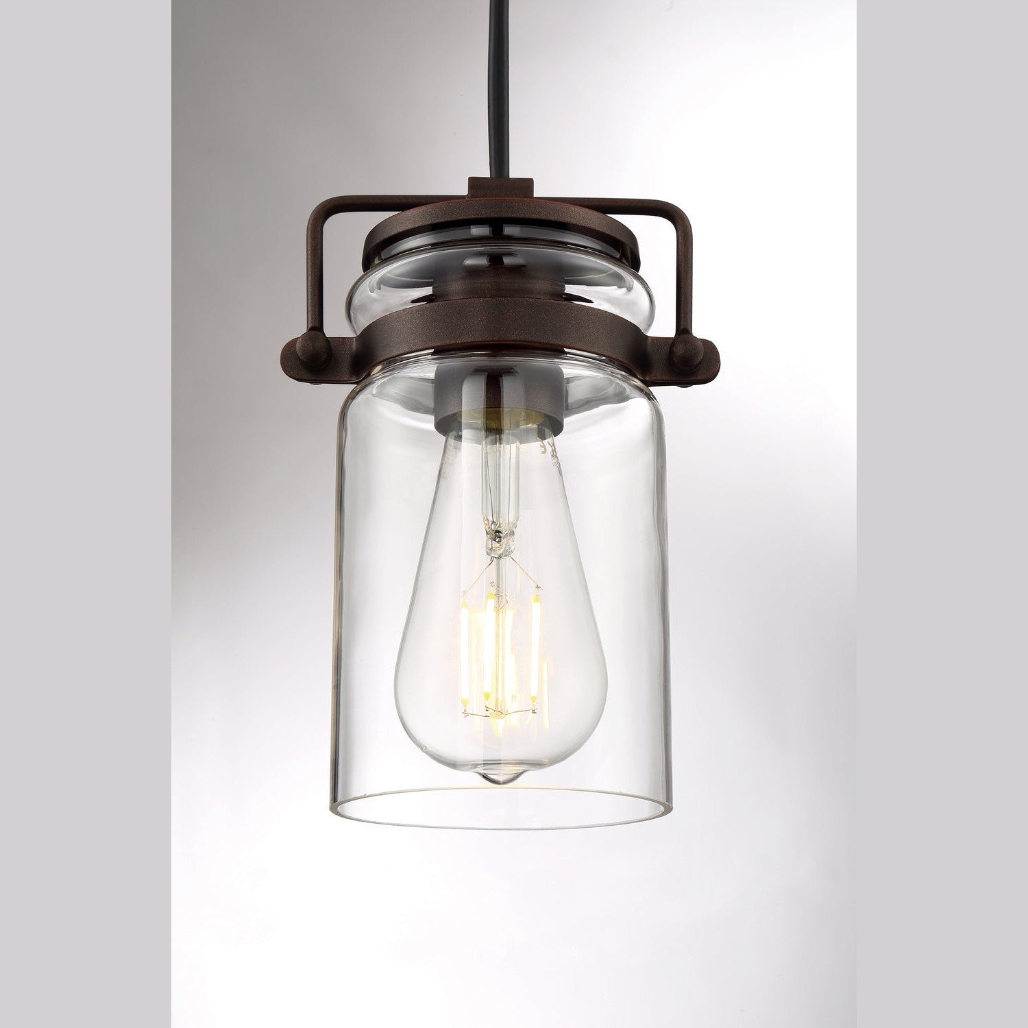 Nuvo Lighting - 60-6731 - One Light Mini Pendant - Antebellum - Mahogany Bronze / Clear Glass