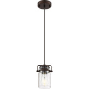 Nuvo Lighting - 60-6731 - One Light Mini Pendant - Antebellum - Mahogany Bronze / Clear Glass