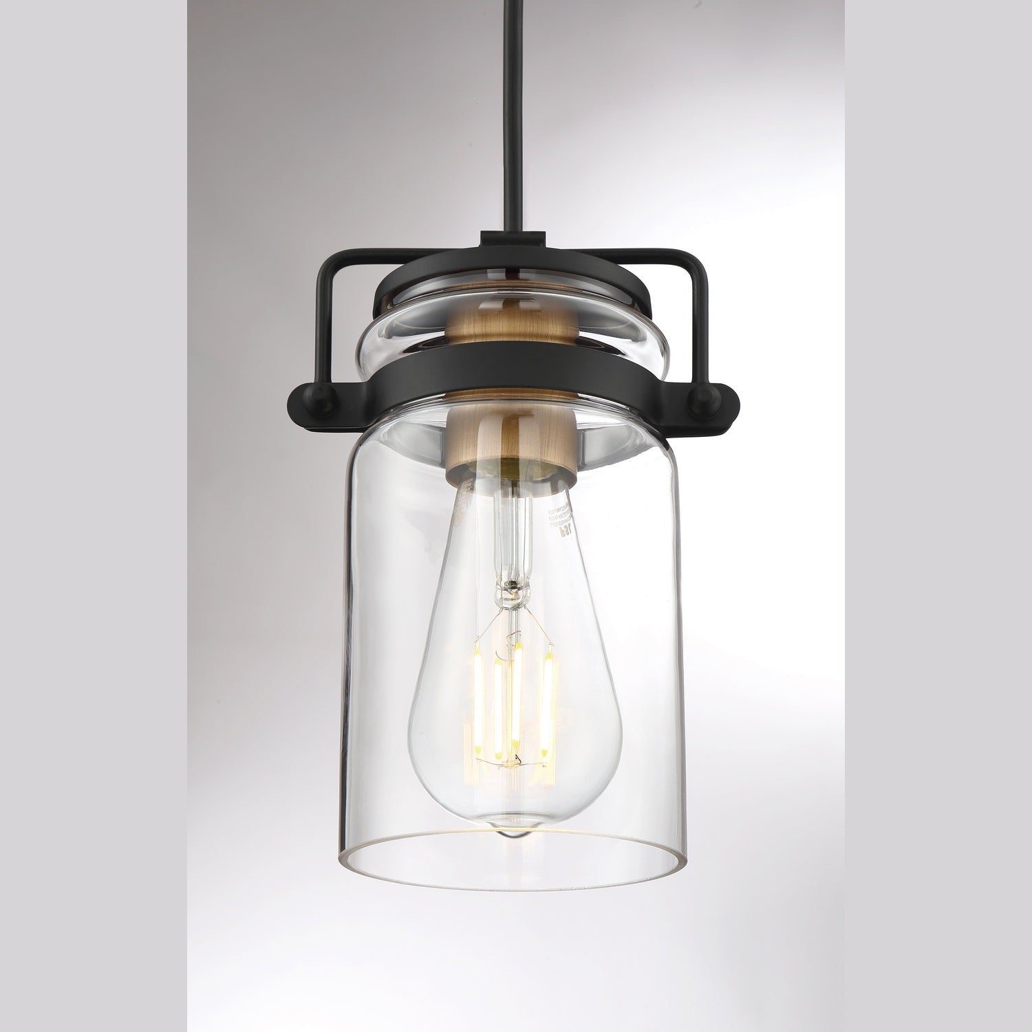 Nuvo Lighting - 60-6733 - One Light Mini Pendant - Antebellum - Black