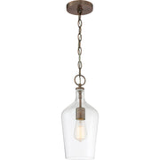 Nuvo Lighting - 60-6748 - One Light Pendant - Hartley - Antique Copper / Clear Glass