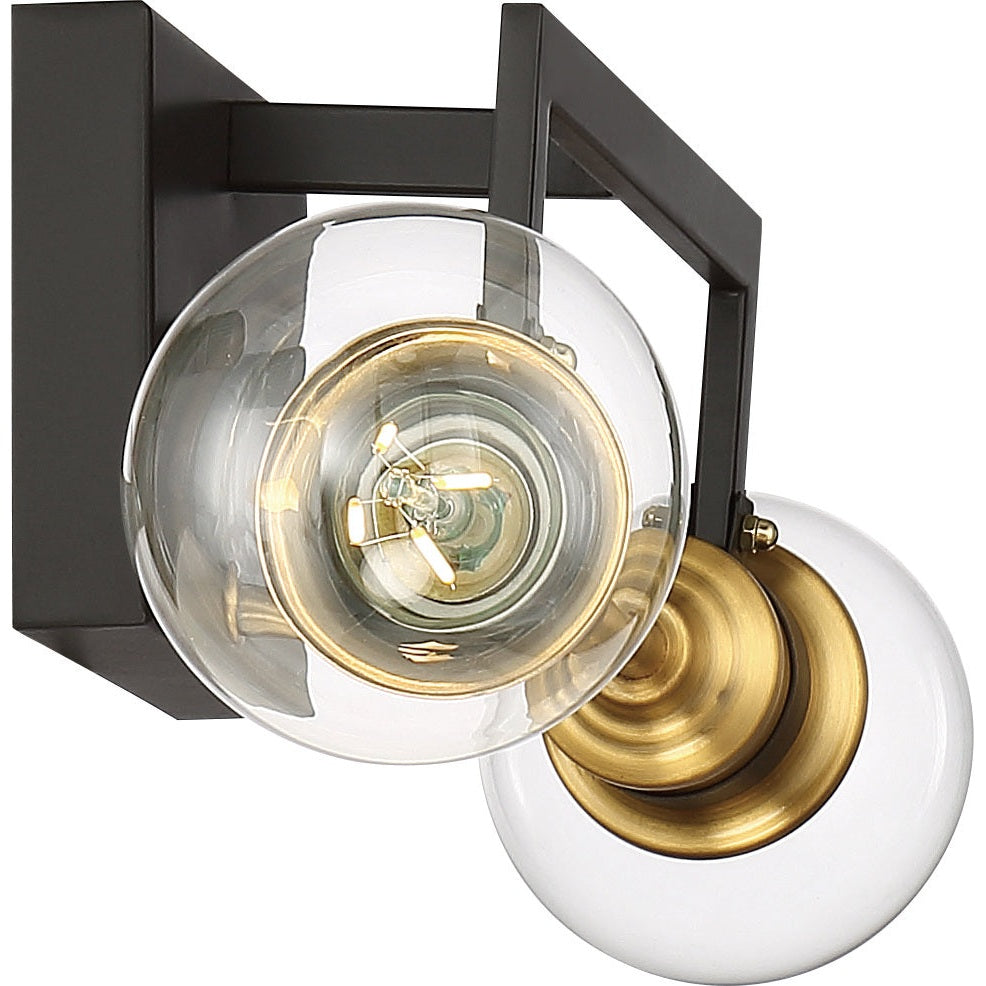 Nuvo Lighting - 60-6972 - Two Light Vanity - Intention - Warm Brass / Black
