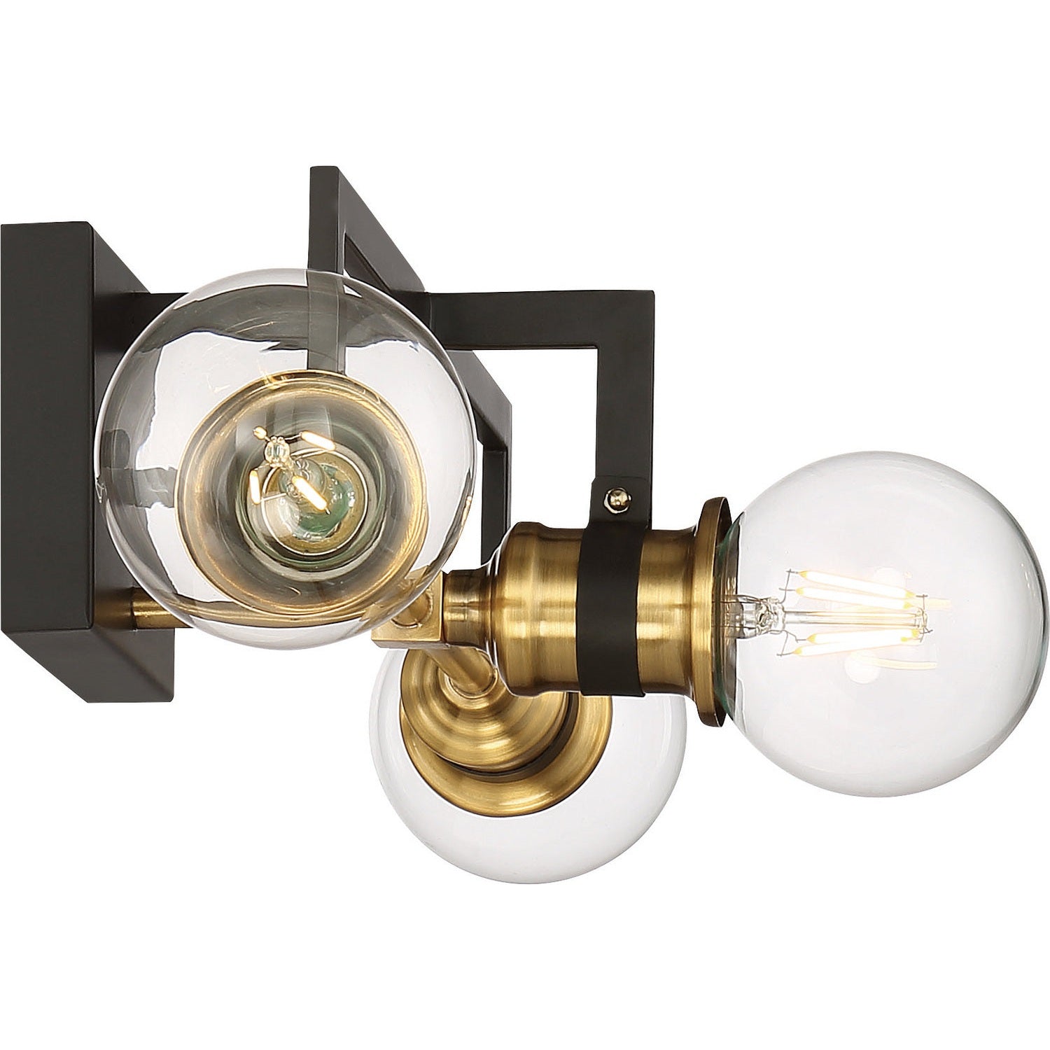 Nuvo Lighting - 60-6973 - Three Light Vanity - Intention - Warm Brass / Black