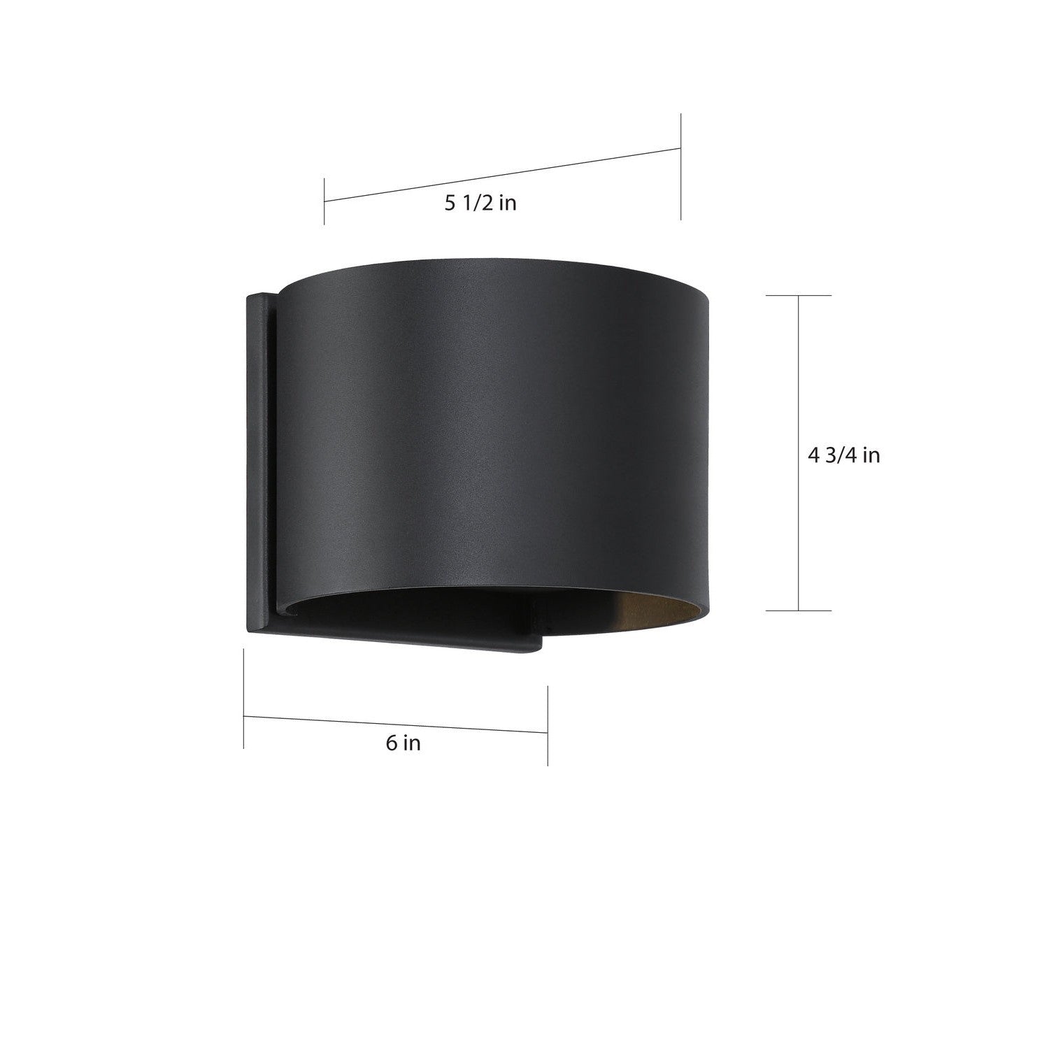 Nuvo Lighting - 62-1464 - LED Wall Sconce - Lightgate - Matte Black