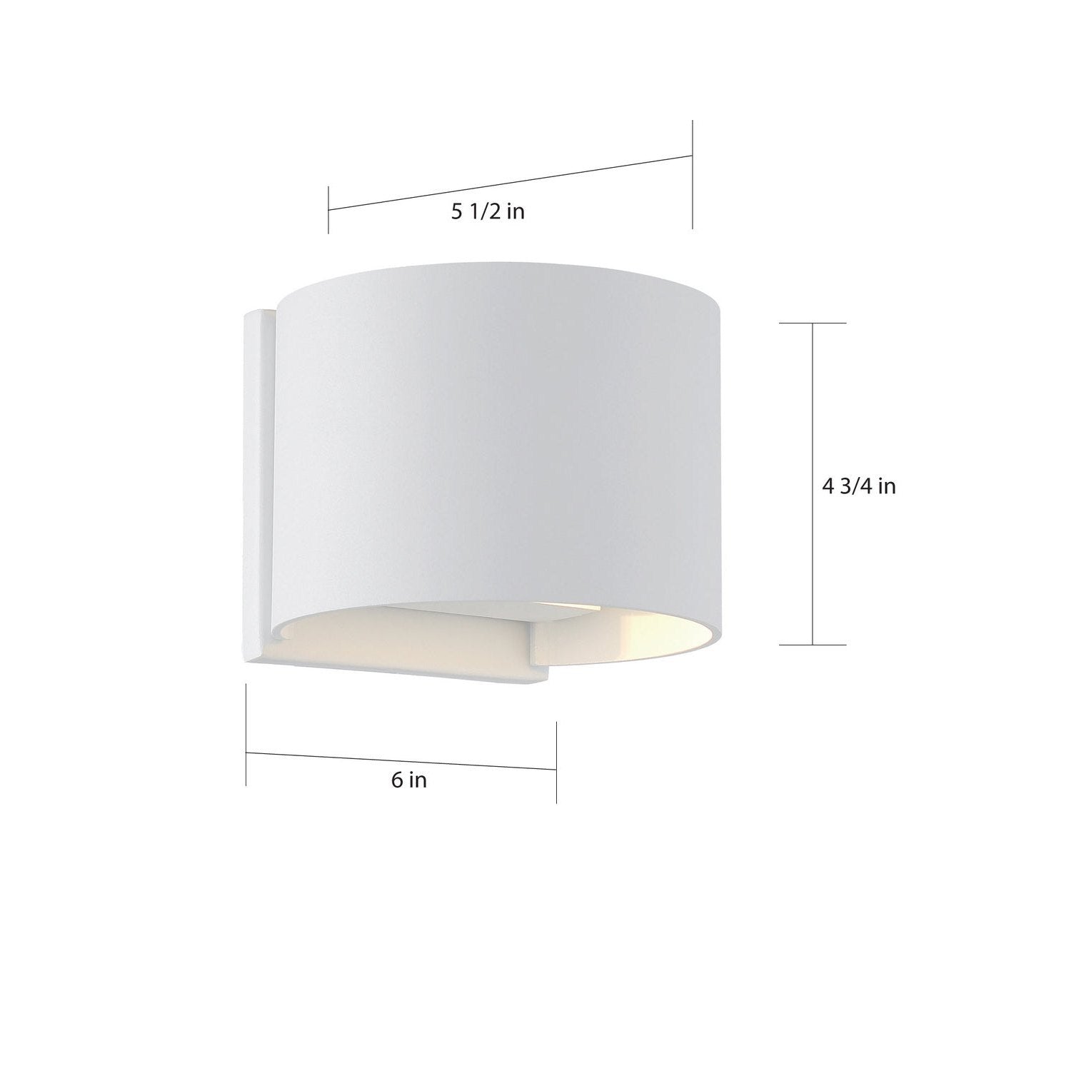 Nuvo Lighting - 62-1465 - LED Wall Sconce - Lightgate - Matte White
