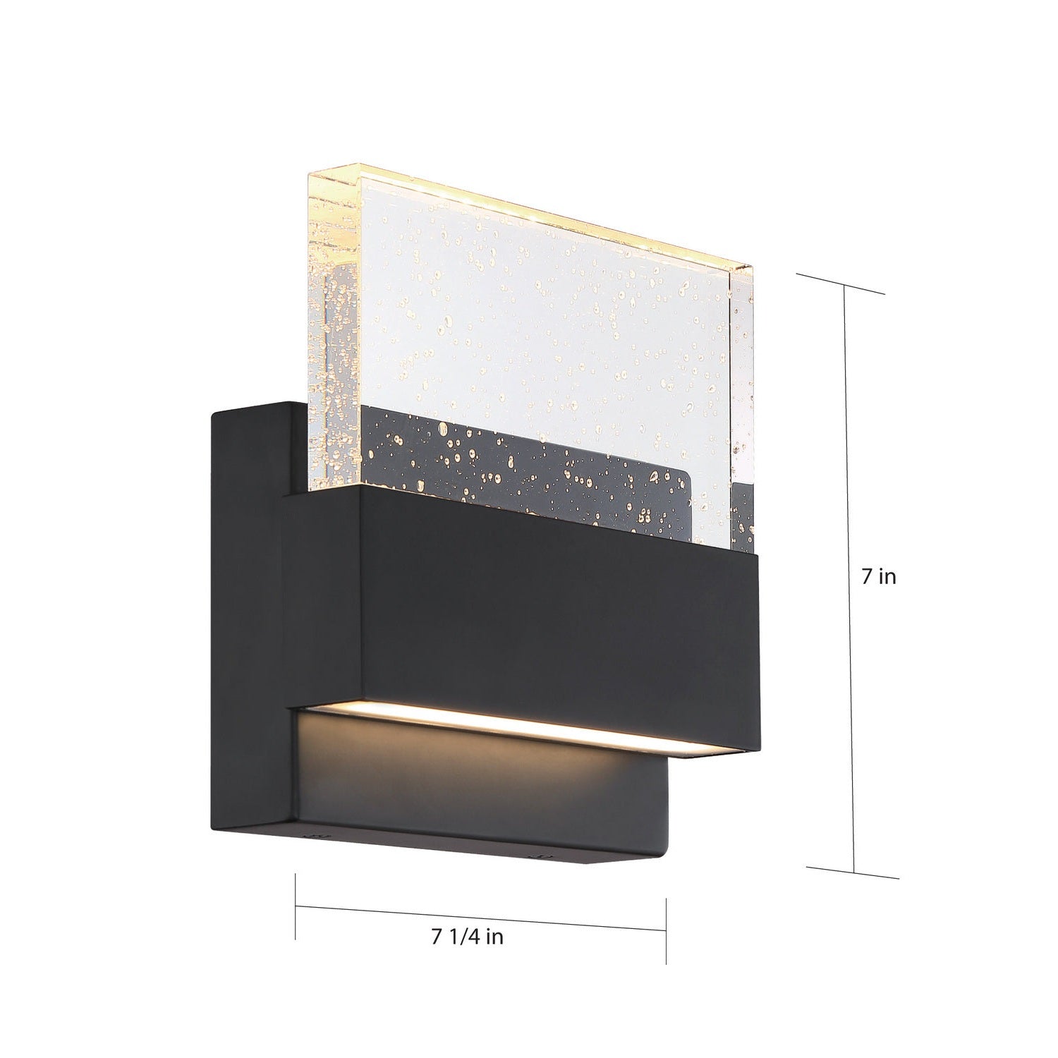 Nuvo Lighting - 62-1512 - LED Wall Sconce - Ellusion - Matte Black