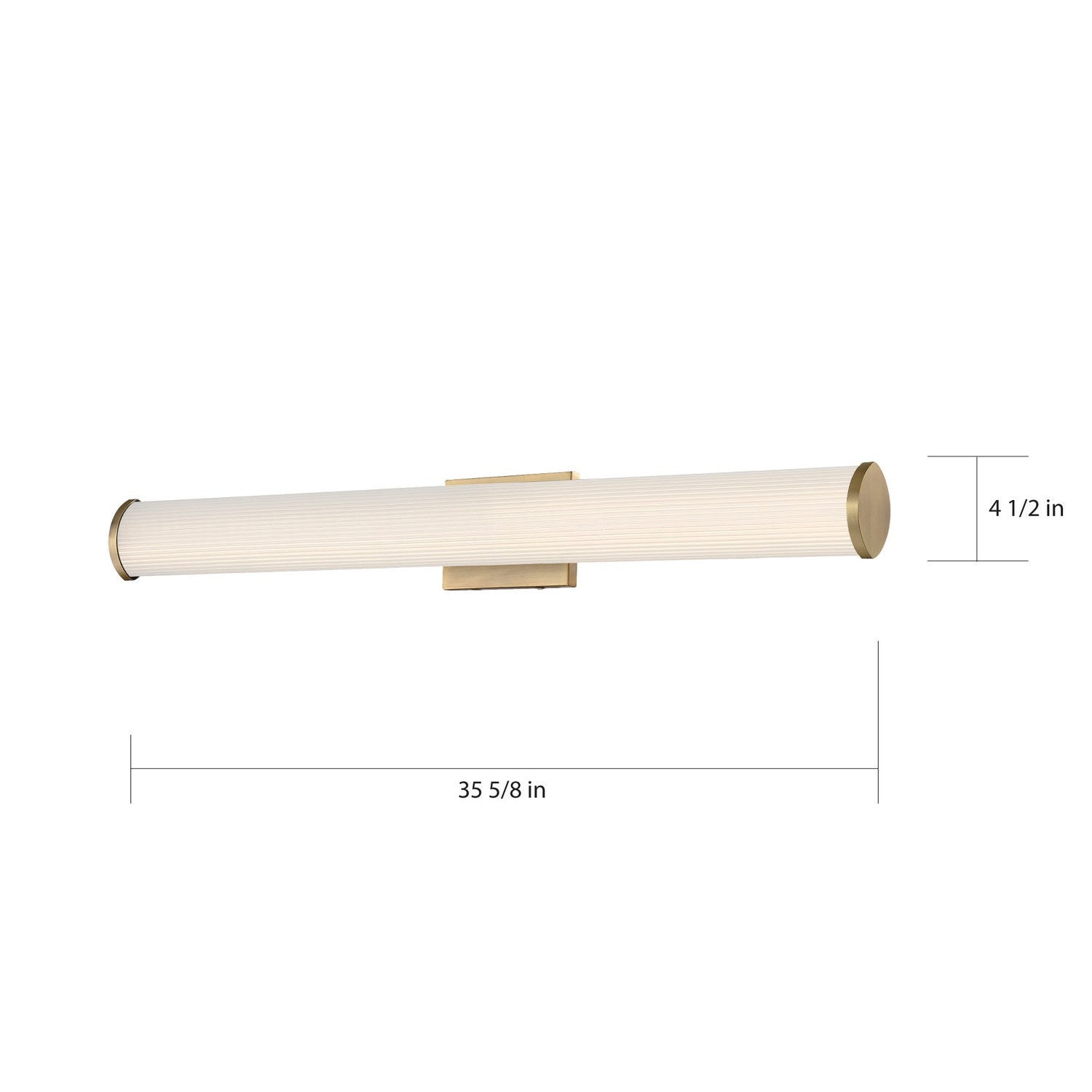 Nuvo Lighting - 62-1593 - LED Vanity - Lena - Brushed Brass