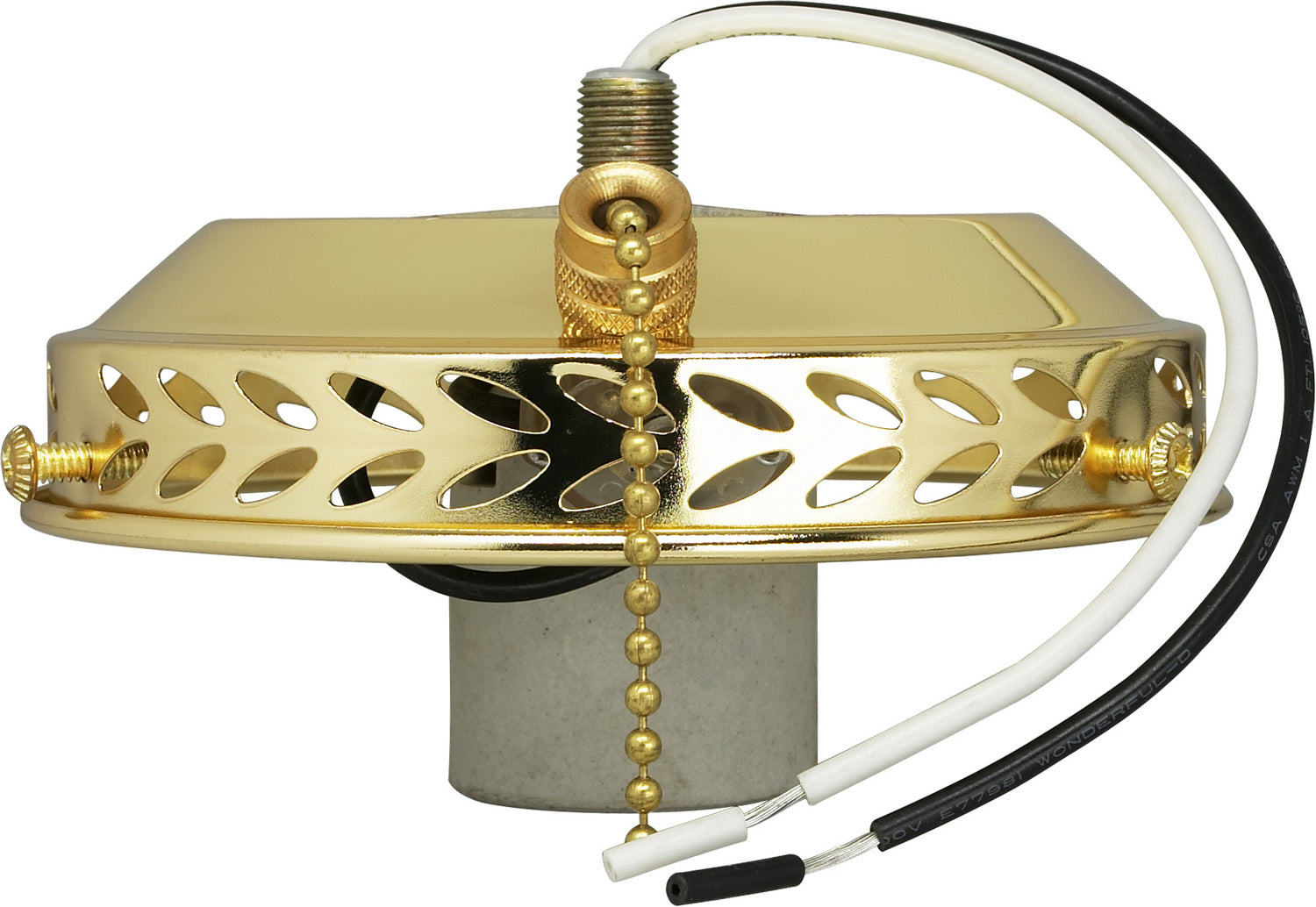 Nuvo Lighting - SF77-462 - 4"Wired Fan Light Holder - Brass