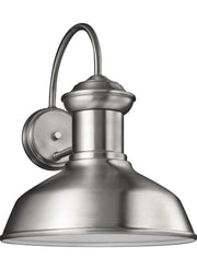 Generation Lighting - 8647701-04/T - One Light Outdoor Wall Lantern - Fredricksburg - Satin Aluminum