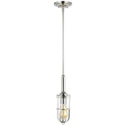 Generation Lighting - P1240PN - One Light Pendant - Urban Renewal - Polished Nickel