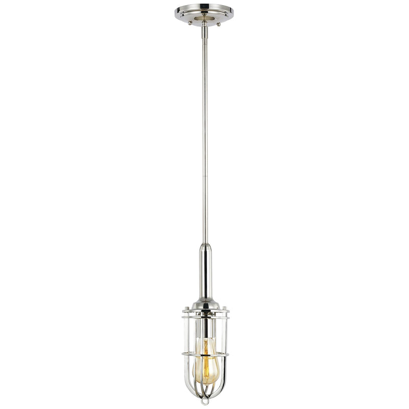 Generation Lighting - P1240PN - One Light Pendant - Urban Renewal - Polished Nickel