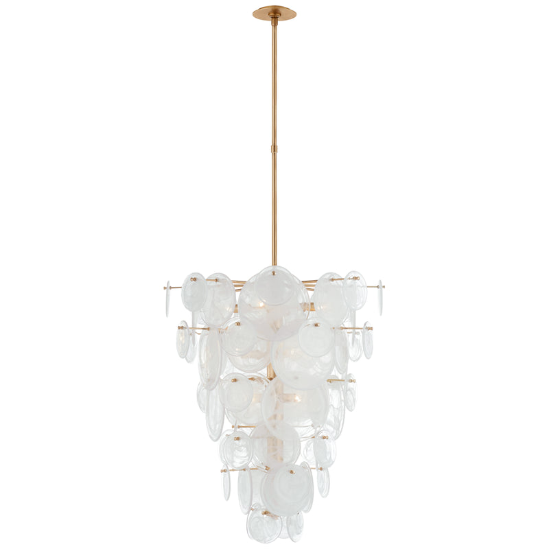 Visual Comfort Signature - ARN 5452G-WSG - 12 Light Chandelier - Loire - Gild