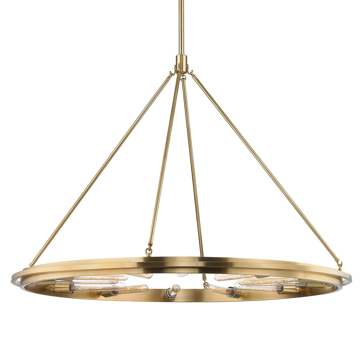 Hudson Valley - 2745-AGB - 12 Light Chandelier - Chambers - Aged Brass
