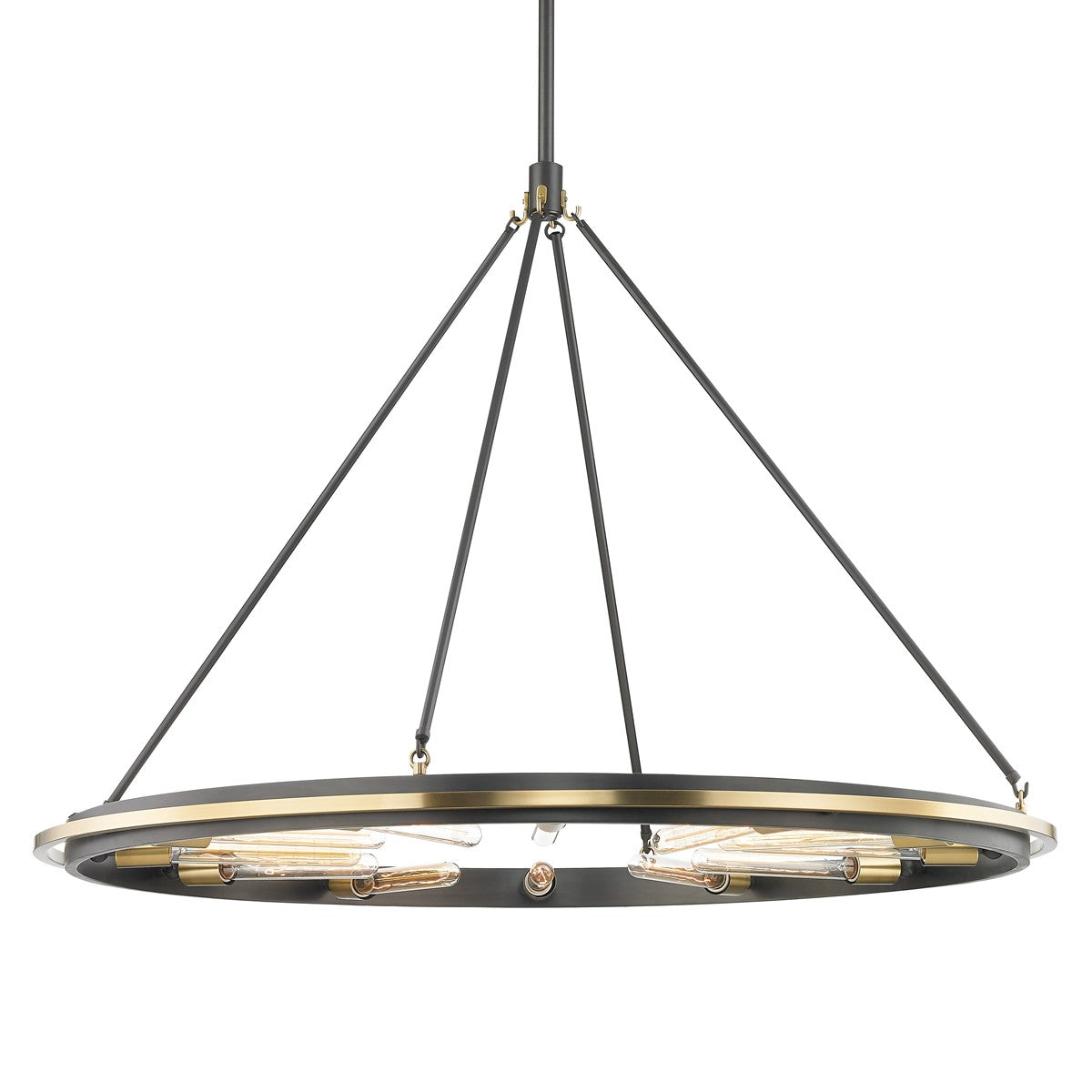 Hudson Valley - 2745-AOB - 12 Light Chandelier - Chambers - Aged Old Bronze