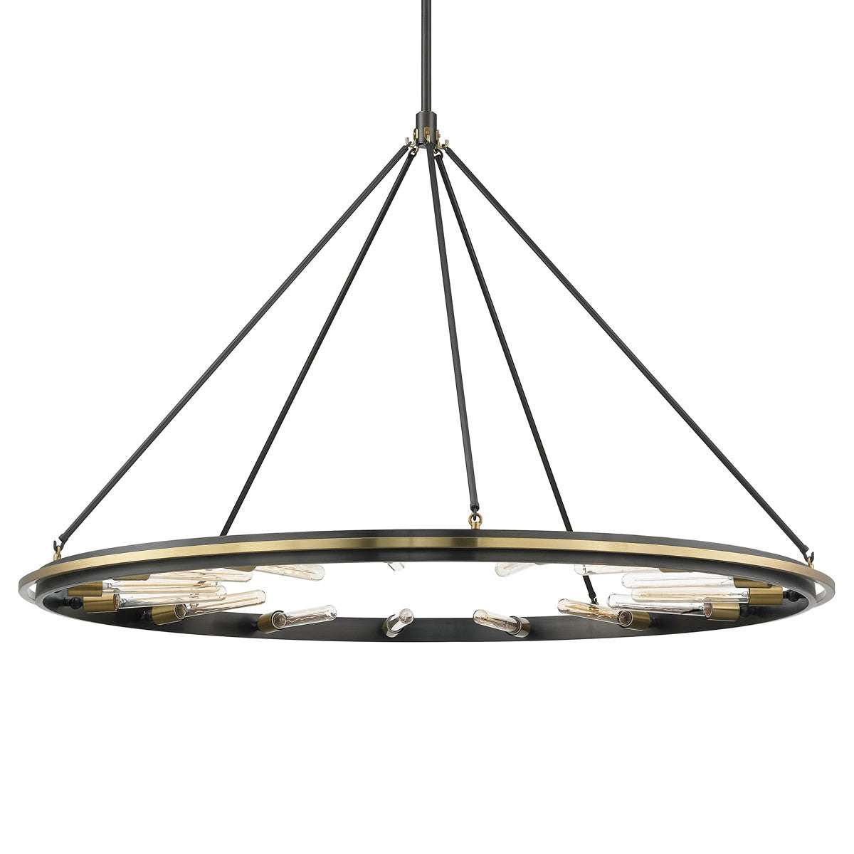 Hudson Valley - 2758-AOB - 15 Light Chandelier - Chambers - Aged Old Bronze