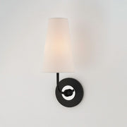 Mitzi - H318101-PN/BK - One Light Wall Sconce - Merri - Polished Nickel/Black