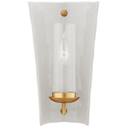 Visual Comfort Signature - CHD 2605WHT - One Light Wall Sconce - Downey - White and Gild