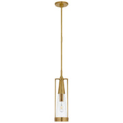 Visual Comfort Signature - TOB 5275HAB-CG - One Light Pendant - Calix - Hand-Rubbed Antique Brass