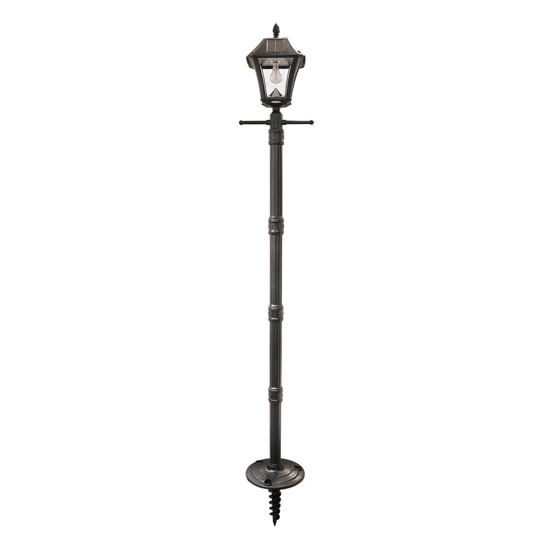 Gama Sonic - 105BSG01 - LED Wall Mount - Baytown II Bulb Solar Lamp Series - Black