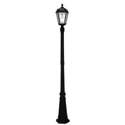 Gama Sonic - 98B001 - Solar LED Light Bulb - Royal Bulb Solar Lamp Series - Black
