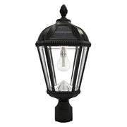 Gama Sonic - 98B012 - Solar LED Light Bulb - Royal Bulb Solar Lamp Series - Black