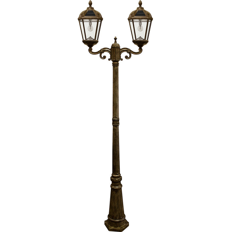 Gama Sonic - 98B302 - Solar LED Light Bulb - Royal Bulb Solar Lamp Series - Weathered Bronze