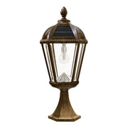 Gama Sonic - 98B311 - Solar LED Light Bulb - Royal Bulb Solar Lamp Series - Weathered Bronze