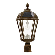 Gama Sonic - 98B312 - Solar LED Light Bulb - Royal Bulb Solar Lamp Series - Weathered Bronze